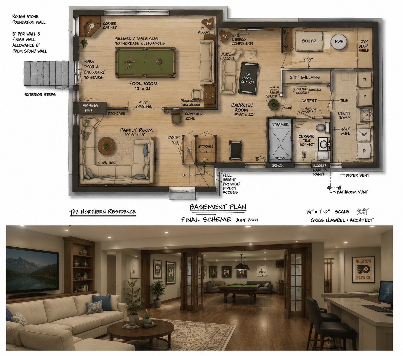 Northern Residence Basement
